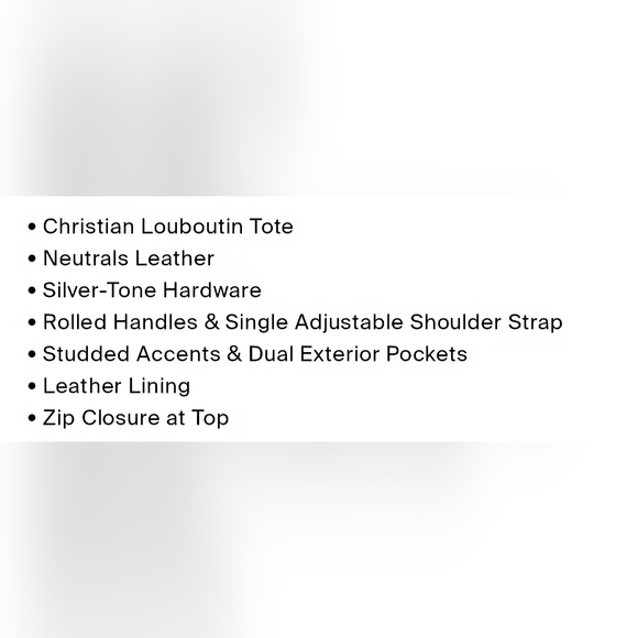 Authentic Christian Louboutin Leather Cabachic Iconic - New - Picture 5 of 10